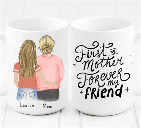 Personalized Mother And Daughter Mug — Glacelis