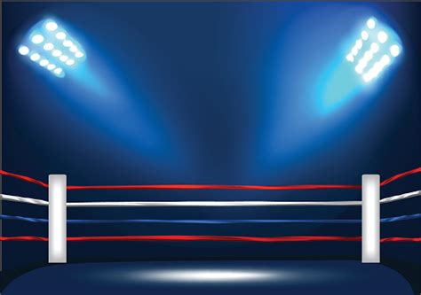 A boxing ring, often referred to simply as a ring or as the squared circle, is the space in which a boxing match occurs. Boxing Ring Corner With Spotlight - Immagini vettoriali ...