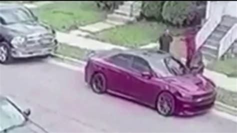 Surveillance Camera Captures Armed Carjacking In Hamtramck During Broad Daylight Youtube