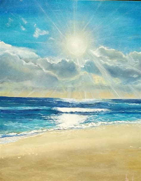 Prints And Original Paintings Beach Art Painting Beach Scene