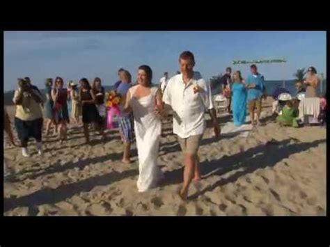 Rox beach weddings of ocean city md will make your wedding day memorable and fun! Wedding Ceremony on the Beach by Rox - YouTube