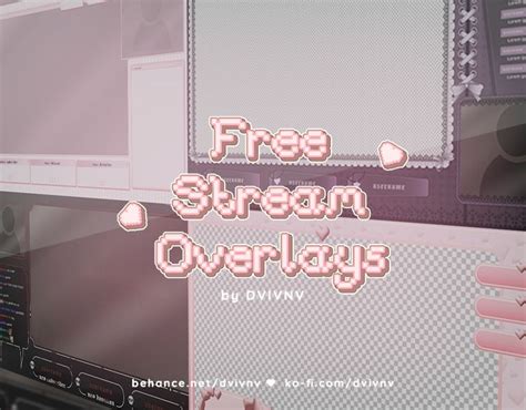 Twitch Twitch Graphics Cute Free Overlay Free Twitch Overlay Free