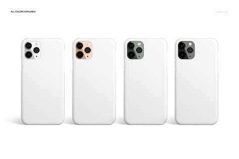 Iphone 11 Pro Matte Snap Case Mockup Behance