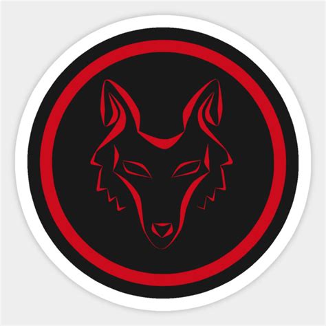 Wolf Symbol Wolf Sticker Teepublic