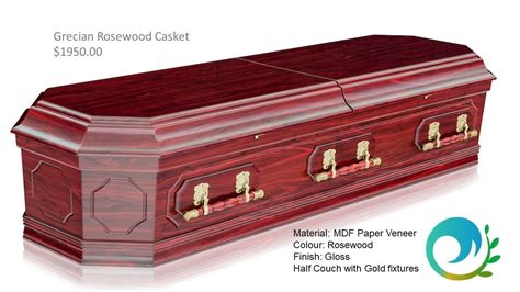 Grecian Rosewood Casket Cherish Funerals