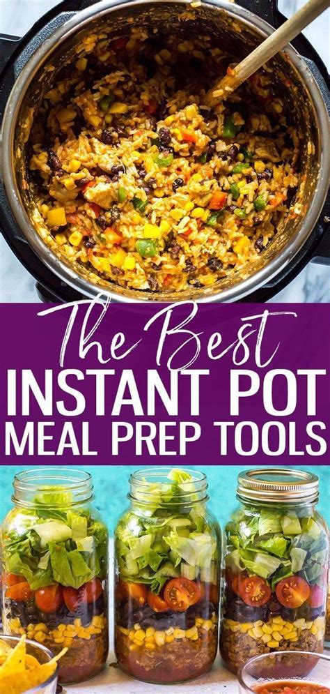 here are the best ways to meal prep with the instant pot including extra meal prep kitche