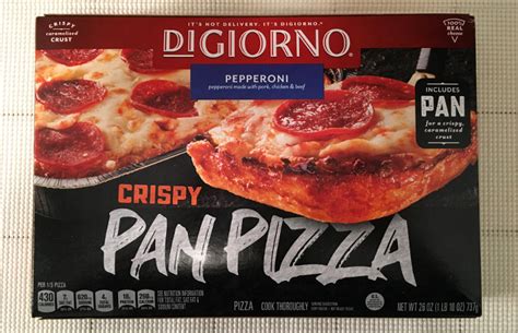 Digiorno Pepperoni Crispy Pan Pizza Review Freezer Meal Frenzy