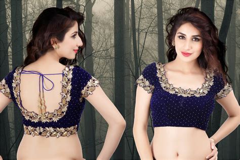 Whenever a woman looks at a beautiful saree, one of the first thoughts to cross her mind is not about there are many ways in which you can wear such a piece if you select it in the right style. Latest Embellished Saree Blouse Designs & Patterns