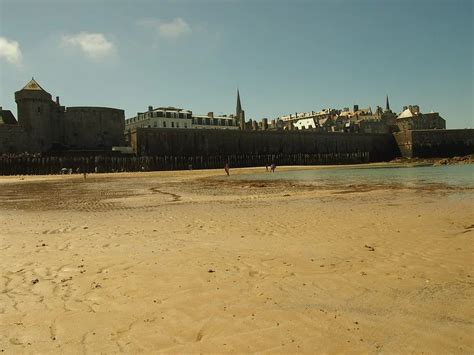Saint Malo A Historic French Port On The English Channel Coast Is