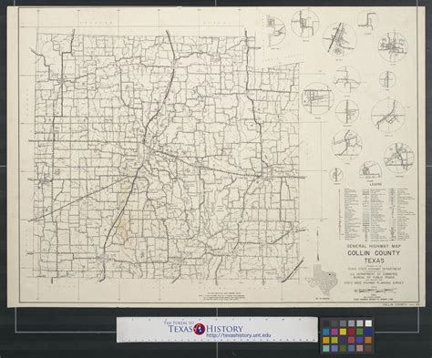 General Highway Map Collin County Texas Side 1 Of 2 The Portal