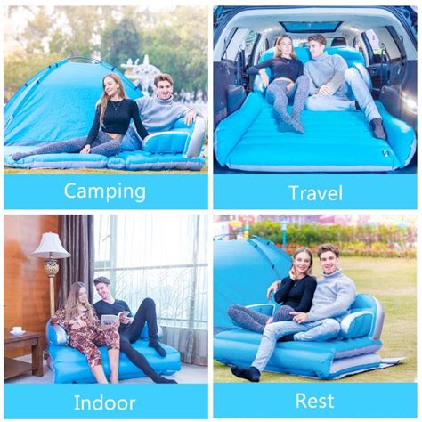 Qdh Suv Air Mattress Car Inflatable Mattress Upgraded Thickened Camping Air Mattress Portable