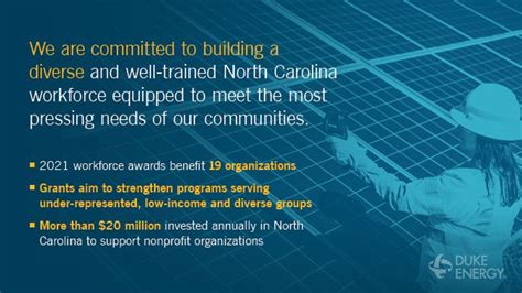 Csrwire Duke Energy Helps Build North Carolina Workforce With