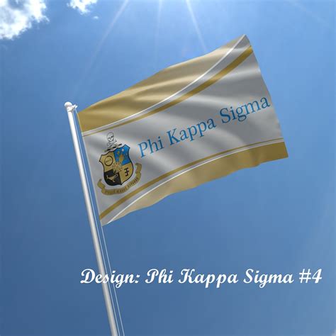 Phi Kappa Sigma Officially Licensed Flag Banner Etsy