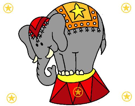 Dibujo De Elefante Estrella Pintado Por Remisito10 En El
