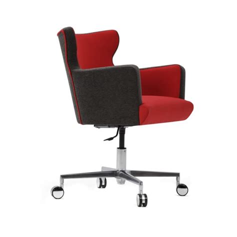 Jenny Upright Desk Chair With Arms Cruciform Base Castors And Variable