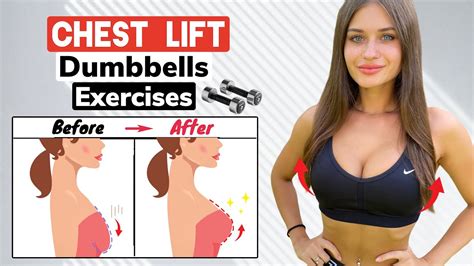 Best Chest Lift Exercises For Home Gym Boob Lift Firm Workout Dummbells Workout Youtube