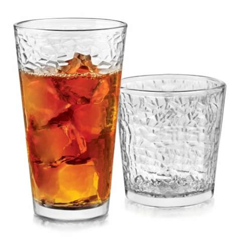Libbey Frost 16 Piece Tumbler And Rocks Glass Set 16 Piece Set Food 4 Less