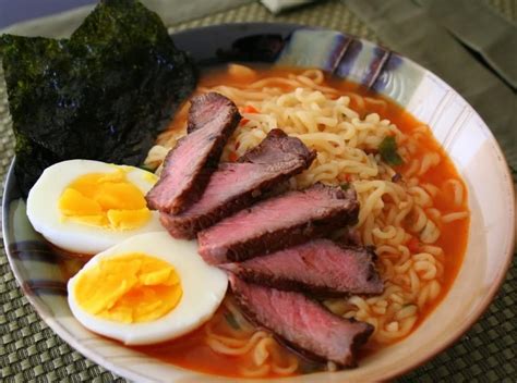 Vegetarian miso ramen with rice noodles, roasted sweet potatoes and sesame broccolini. 5 Simple Tips to Upgrade Your Packaged Ramen Noodles from ...