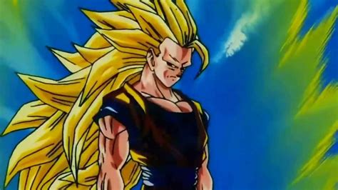 Dragonball Z Goku Turns Super Saiyan 3 First Time Full Youtube
