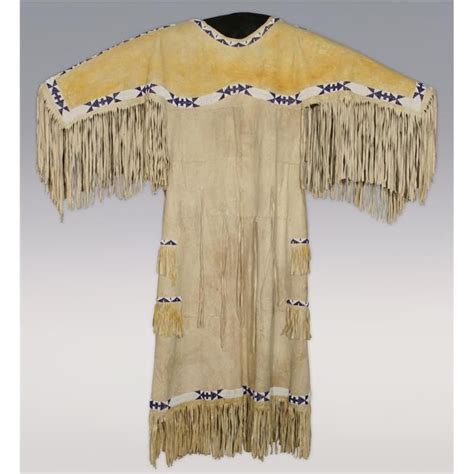 Cheyenne Womans Dress Sinew Sewn C 1890 Excellent Condition