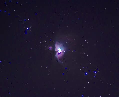 Orion Nebula Single Exposure Orion Nebula Astrophotography Nebula