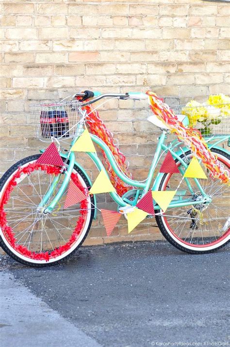 This best image collections about diy deko: Kara's Party Ideas Summer Bike Parade + $385 Coca Cola # ...
