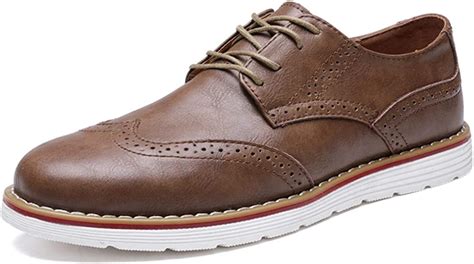Mens Oxford Casual Shoes Classic Modern Dress Walking Shoes Business