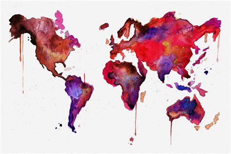 World Map Canvas Print World Map Canvas World Map Large Etsy Water