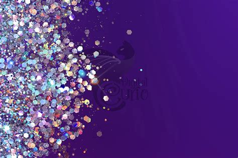 Purple Holographic Backgrounds By Digital Curio