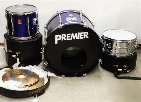 Lot 195 A Premier Drum Kit