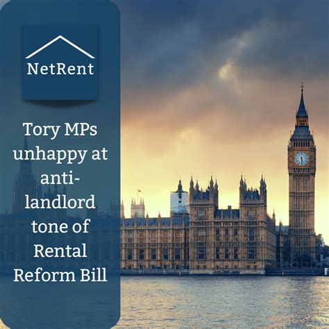 Tory Mps Unhappy At Anti Landlord Tone Of Rental Reform Bill Netrent