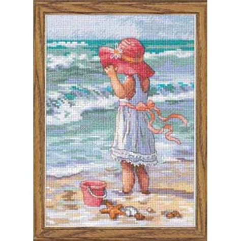 Check spelling or type a new query. Dimensions® Girl at the Beach Counted Cross-Stitch Kit ...