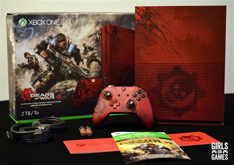 Unboxing The Xbox One S Gears Of War 4 Limited Edition Bundle Girls