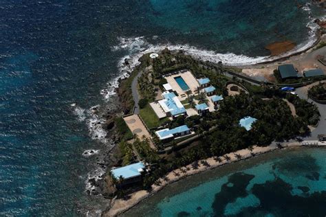 .on epstein island, a drone filmed a team of workers doing heavy construction work on the island this footage was filmed on july 30th, 10 days before epstein's death and 12 days before the fbi raids. Jeffrey Epstein's private Caribbean island | Reuters.com