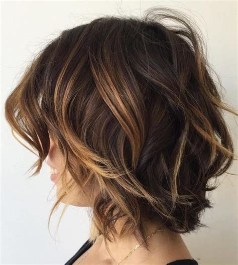 Messy choppy haircuts look nonchalant, which is very trendy. 34 Stunning Examples of Short Brown Hair Highlights - Best ...