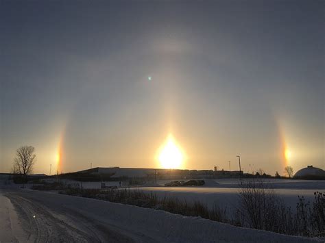 Check Out This Gallery Of Sun Dog Photos From This Morning