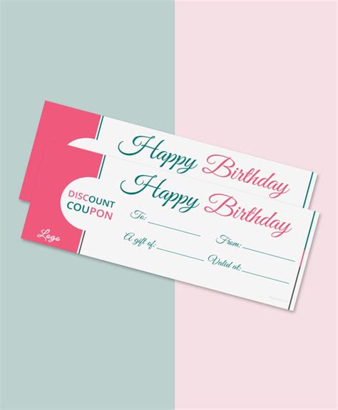 Free Birthday Coupon Template Word