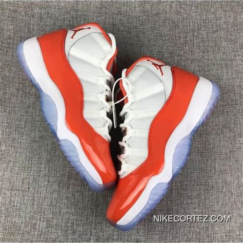 Air Jordan 11 Florida Men Authentic Orange Red White Latest Nike