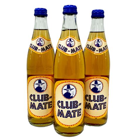 Club Mate Energy Soft Drink With Yerba Mate Tea 6 Bottles 169 Oz Per