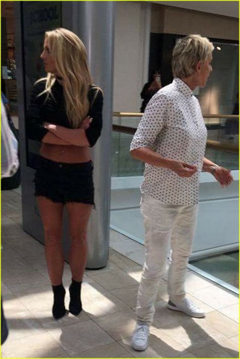 Photo Britney Spears Hits The Mall With Ellen Degeneres 16 Photo 3745674 Just Jared