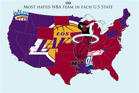 National basketball association teams ranked by revenue 2018/19 season (in million u.s. Reddit Survey Shows Which NBA Teams Are the Most Hated in ...