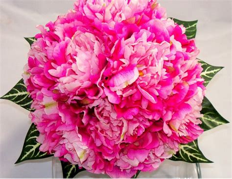 Bridal Bubblegum Pink Peony Bouquet Etsy