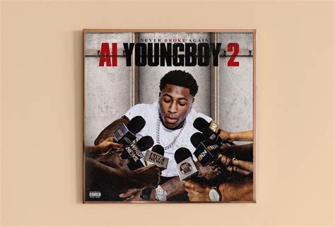 Ai Youngboy 2 Youngboy Never Broke Again Album Cover Etsy