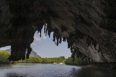 A Cave In Phang Nga Bay Thailand Southeast Asia Asia Stock Photo