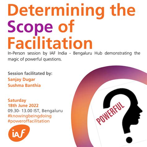 Determine The Scope Of Facilitation Iaf India