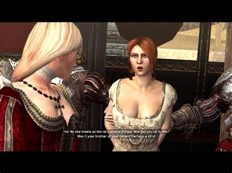 Assassin S Creed Brotherhood Caterina Sforza And Ezio Romance YouTube