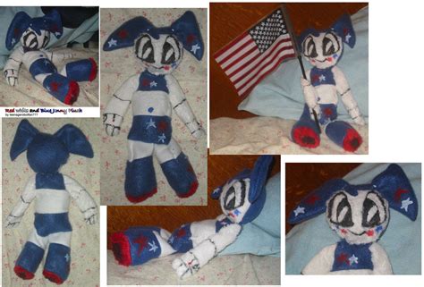 Red White And Blue Jenny Plush By Teenagerobotfan777 On Deviantart