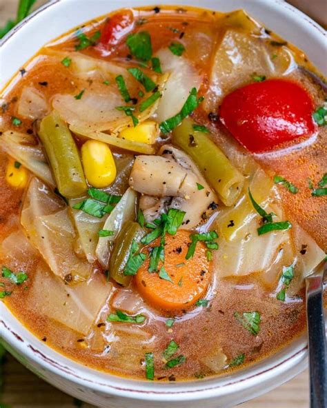 Vegan Detox Cabbage Soup Recipe Healthy Fitness Meals