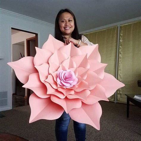 Como Fazer Flores De Papel Gigante Ver E Fazer