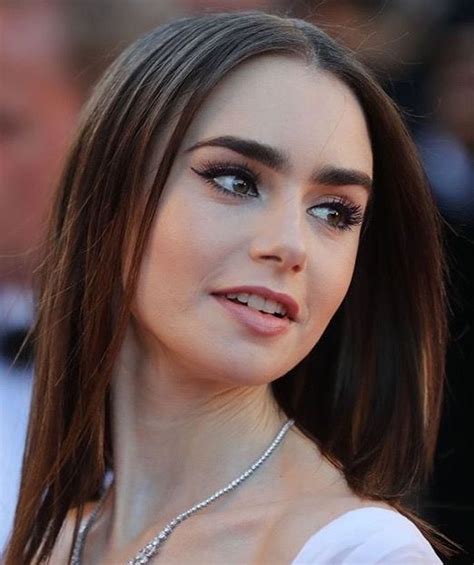 Lily Collins Beauty Cannes 2017 Mujer Hermosa Cara Hermosa